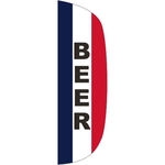 3' x 10' Message Flutter Flag - Beer