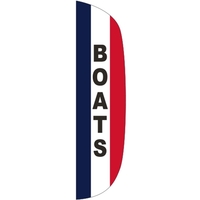 3' x 12' Message Flutter Flag - Boats
