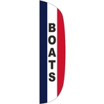 3' x 12' Message Flutter Flag - Boats