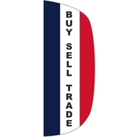 3 x 8' Buy, Sell, Trade message feather flag, flutter style.... from ASI...