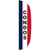 3 x 12' Condos message feather flag, flutter style.... from ASI 80228 Quinn