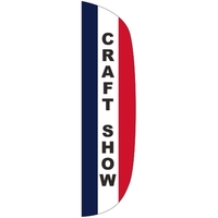 3' x 12' Message Flutter Flag - Craft Show