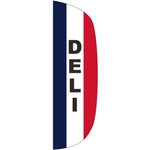 3' x 10' Message Flutter Flag - Deli
