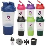 17 oz. 4PC PROTEIN PLASTIC SHAKER Bottle