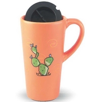 14 oz. ceramic travel mug with lid.... from ASI 40261 Berney-Karp Inc /...