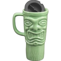 Ceramic 16 oz. tiki mug with lid.... from ASI 40261 Berney-Karp Inc /...