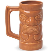 14 oz. ceramic mug designed to look like a tiki.... from ASI 40261...