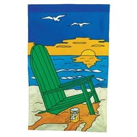 28" x 40" sublimated flag with two-sided summer dreams design; fits... from...