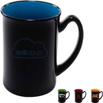 14 oz. Black Matte out Glossy in Mug