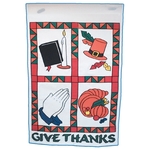 Give Thanks stock design flag