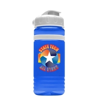 Transparent sports bottle, 20 oz. with Flip Top Lid and and... from ASI 55990...