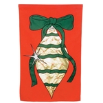 Winter holiday stock design flag