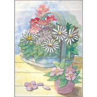 Masterpiece Flower Basket Flags