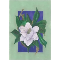 12" x 18" garden size sublimated flag with two-sided magnolia design;... from...