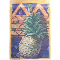27" x 39" sublimated flag with two-sided pineapple design; fits all... from...