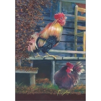 12" x 18" garden size sublimated flag with two-sided country charm... from...