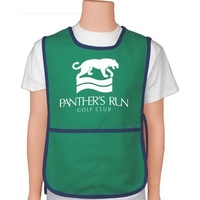 17" x 26" smock with side tie strings, rounded corners, and... from ASI 31260...