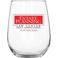 17 oz. Stemless white wine glass.... from ASI 36705 Archer's Decorative Glass...