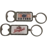 Bottle Opener Key Tag with Rectangular Dome