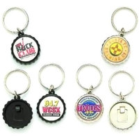 Bottle Cap Opener Key Tag
