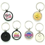 Bottle Cap Opener Key Tag