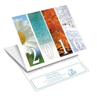 Seasons Theme Trifold Calendar
