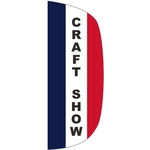 3' x 8' Message Flutter Flag - Craft Show