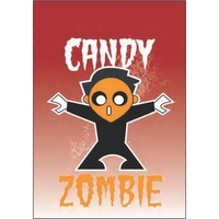 12" x 18" garden size sublimated flag with two-sided candy zombie... from ASI...