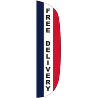 3' x 12' Message Flutter Flag - Free Delivery