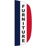 3' x 8' Message Flutter Flag - Furniture