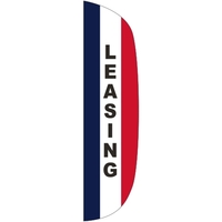 3' x 15' Message Flutter Flag - Leasing