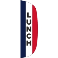 3 x 10' Lunch message feather flag, flutter style.... from ASI 80228 Quinn