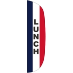 3' x 15' Message Flutter Flag - Lunch