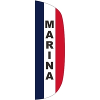 3 x 10' Marina message feather flag, flutter style.... from ASI 80228 Quinn