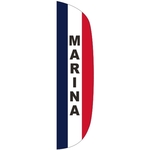 3' x 15' Message Flutter Flag - Marina