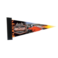 Felt pennant with sewn-on edge strip.... from ASI 77280 Pepco Poms / Pepco Poms