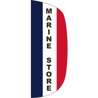 3' x 8' Message Flutter Flag - Marine Store