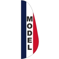 3 x 10' Model message feather flag, feather style.... from ASI 80228 Quinn