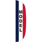 3' x 15' Message Flutter Flag - Model