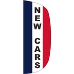 3' x 8' Message Flutter Flag - New Cars