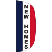 3 x 8' New Homes message feather flag, flutter style.... from ASI 80228 Quinn