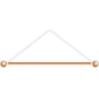 30" Pole with Ball on Both Ends