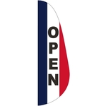 3' x 10' Message Feather Flag - Open