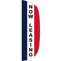 3 x 10' Now Leasing message feather flag, flutter style.... from ASI 80228 Quinn