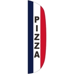 3' x 12' Message Flutter Flag - Pizza