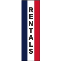 3' x 10' Message Square Flag - Rentals
