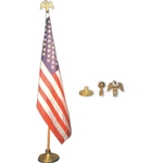 Mounted USA flag set