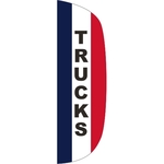 3' x 10' Message Flutter Flag - Trucks