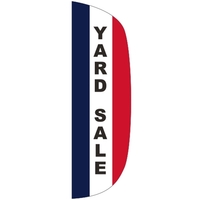 3' x 10' Message Flutter Flag - Yard Sale