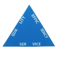 Triangle puzzle, 24". 4 pieces.... from ASI 54886 Foamworx / FoamWorx